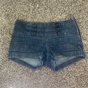 Love Culture dark wash Jean shorts